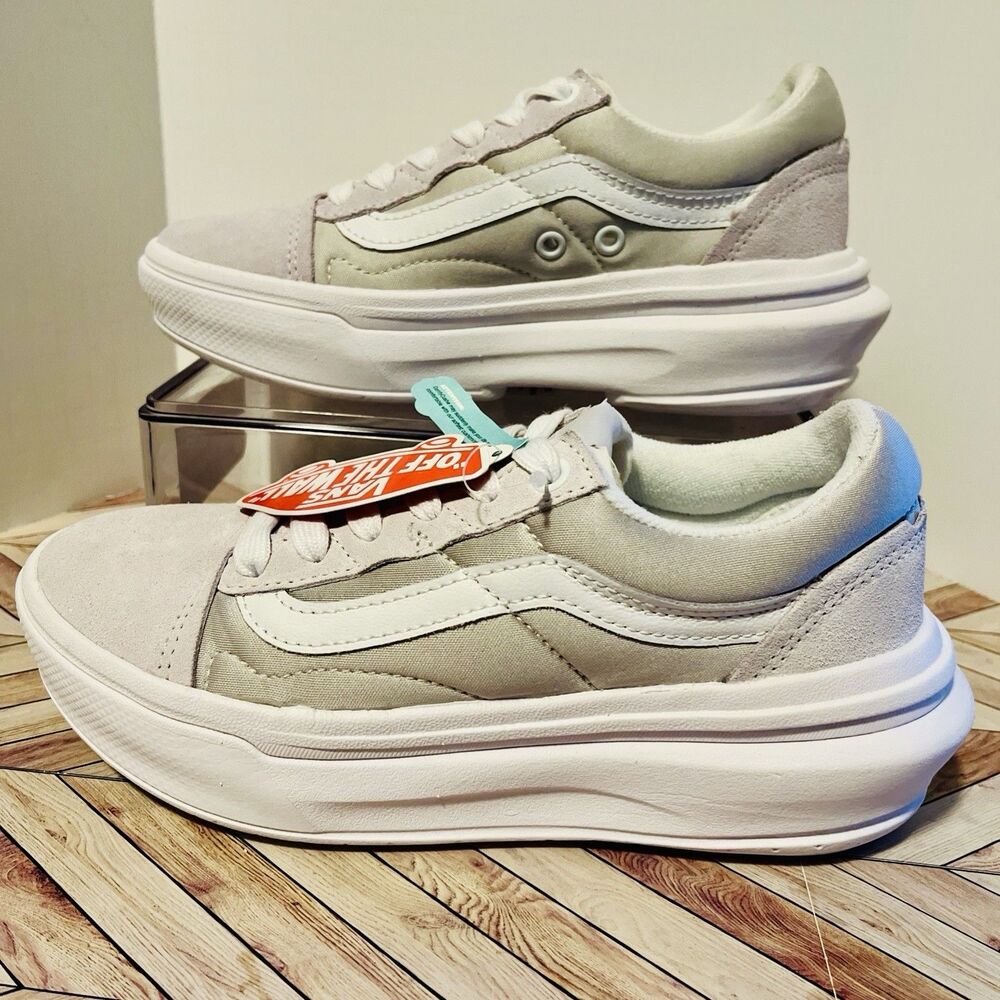 VANS Old Skool Overt Plus CC M 4.5 W 6 Sneakers Gray White ComfyCush VN0A7Q5ELGX
